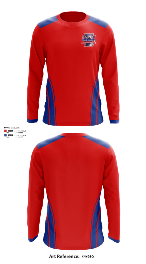 Long Sleeve Performance Shirt, Illinois District 11 Little League, Baseball, Teamtime, Team time, sublimation, custom sports apparel, team uniforms, spirit wear, spiritwear, sports uniforms, custom shirts, team store, custom team store, fundraiser sports, apparel fundraiser