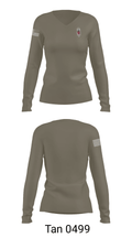 SOCAFRICA OSJA 25071446 Women's Long Sleeve V-neck Shirt - 40