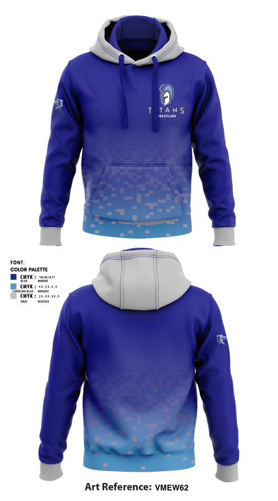 Hopewell High School Wrestling 40250914 Hoodie - 1