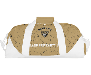 Duffle Bag, Oakland University Golf, Golf, Teamtime, Team time, sublimation, custom sports apparel, team uniforms, spirit wear, spiritwear, sports uniforms, custom shirts, team store, custom team store, fundraiser sports, apparel fundraiser