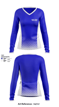 Wirth/Parks Middle School 65185303 Women's Long Sleeve V-neck Shirt - 1