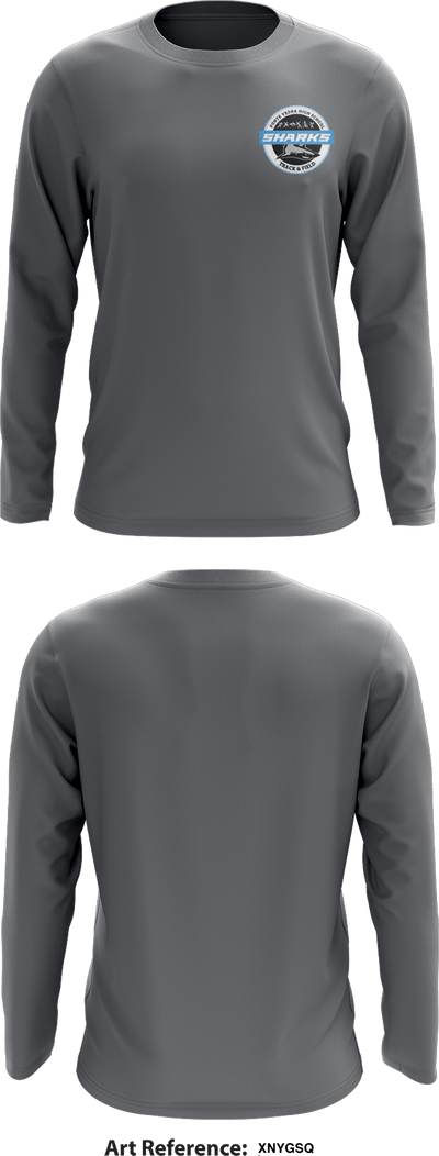 Ponte Vedra track & field 54654206 Long Sleeve Performance Shirt - 5