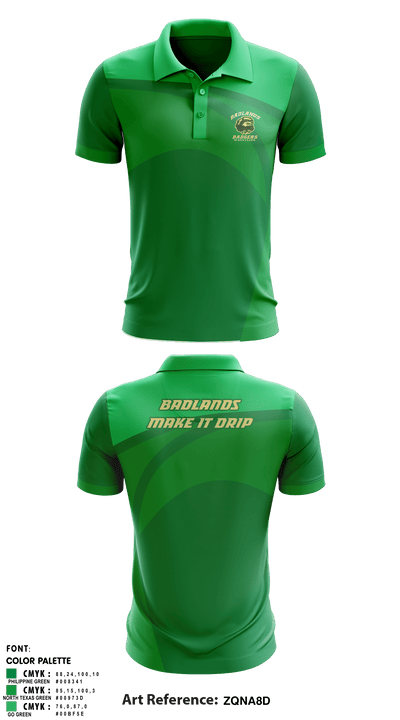 Badlands 69623591 Short Sleeve Performance Polo - 1