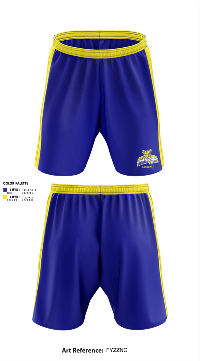 THOMAS STONE COUGARS Baseball 70667075 Athletic Shorts With Pockets - 1