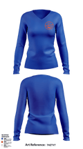 Mosholu Day Camp 85364852 Women's Long Sleeve V-neck Shirt - 1