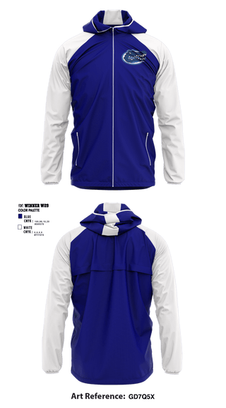 Windbreaker, Gateway Regional High School Cheer, Cheer, Teamtime, Team time, sublimation, custom sports apparel, team uniforms, spirit wear, spiritwear, sports uniforms, custom shirts, team store, custom team store, fundraiser sports, apparel fundraiser