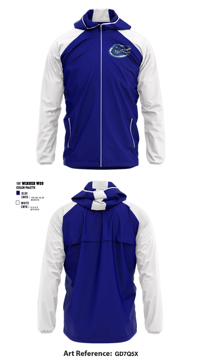 Gateway Regional High School Cheer 43593489 Windbreaker - 1