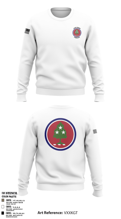 30th Troop Command 1256975 Crew Neck Sweatshirt - 2