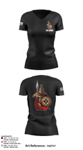 145 MMB 14990941 Women's Short Sleeve V-neck Shirt - 1