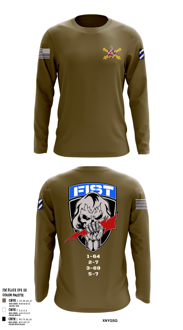 Long Sleeve Performance Shirt, 1-41 FA, Army, Teamtime, Team time, sublimation, custom sports apparel, team uniforms, spirit wear, spiritwear, sports uniforms, custom shirts, team store, custom team store, fundraiser sports, apparel fundraiser