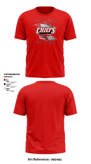 Short Sleeve Performance Shirt, Copperas Chiefs, Football, Teamtime, Team time, sublimation, custom sports apparel, team uniforms, spirit wear, spiritwear, sports uniforms, custom shirts, team store, custom team store, fundraiser sports, apparel fundraiser