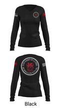 Cumru Township Police Department 51798017 Women's Long Sleeve V-neck Shirt - 39