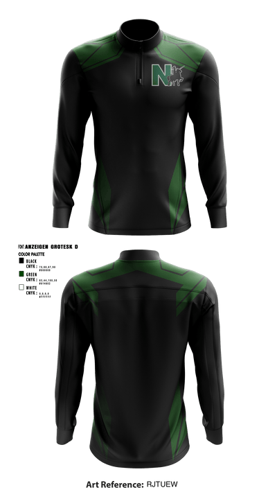Nordonia High School Basketball 97398215 Quarter Zip Jacket - 1
