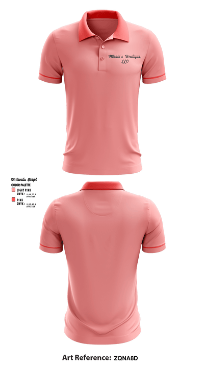 Mazie’s Boutique, LLC 53231046 Short Sleeve Performance Polo - 1