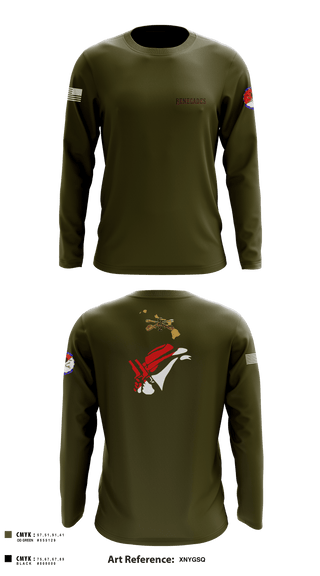 Long Sleeve Performance Shirt, 2-6 Cav Alpha troop Renegades, Army, Teamtime, Team time, sublimation, custom sports apparel, team uniforms, spirit wear, spiritwear, sports uniforms, custom shirts, team store, custom team store, fundraiser sports, apparel fundraiser