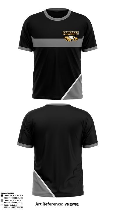 Kankakee Trinity Academy Junior High School 42888581 Short Sleeve Performance Shirt - 2