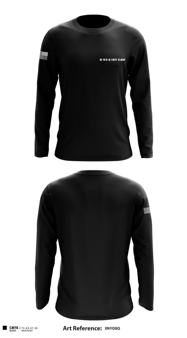 Long Sleeve Performance Shirt, D 53 2 1st cav, Army, Teamtime, Team time, sublimation, custom sports apparel, team uniforms, spirit wear, spiritwear, sports uniforms, custom shirts, team store, custom team store, fundraiser sports, apparel fundraiser