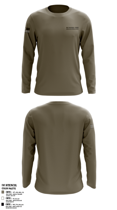 Dunkirk Fire Special Operations 8064080 Long Sleeve Performance Shirt - 1