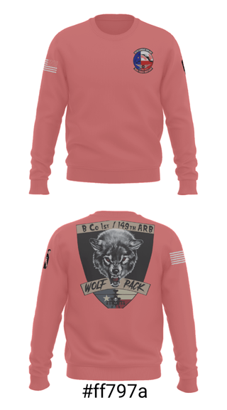 Crew Neck Sweatshirt, 449th, Army, Teamtime, Team time, sublimation, custom sports apparel, team uniforms, spirit wear, spiritwear, sports uniforms, custom shirts, team store, custom team store, fundraiser sports, apparel fundraiser