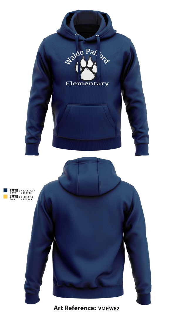 Hoodie, Waldo Pafford Elementary, Spirit Store, Teamtime, Team time, sublimation, custom sports apparel, team uniforms, spirit wear, spiritwear, sports uniforms, custom shirts, team store, custom team store, fundraiser sports, apparel fundraiser