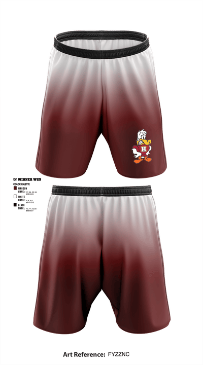 Havana High School Volleyball 2588511 Athletic Shorts With Pockets - 1