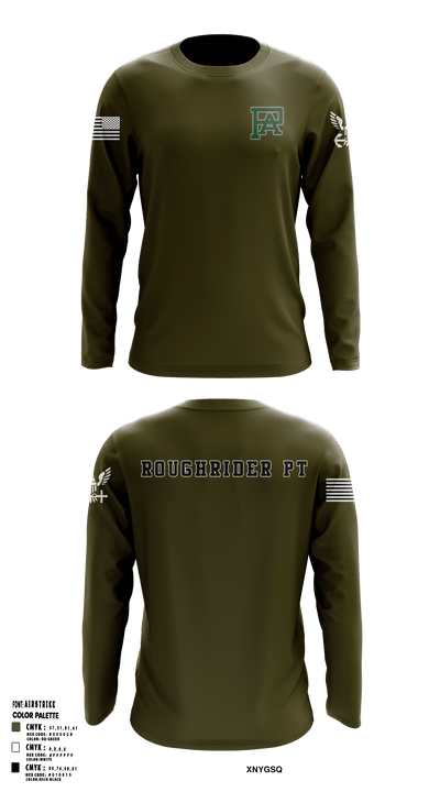 Roughrider Battalion 33951588 Long Sleeve Performance Shirt - 50