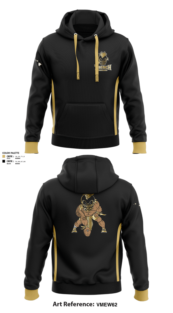 Hoodie, TRENCH WARRIORS, Football, Teamtime, Team time, sublimation, custom sports apparel, team uniforms, spirit wear, spiritwear, sports uniforms, custom shirts, team store, custom team store, fundraiser sports, apparel fundraiser