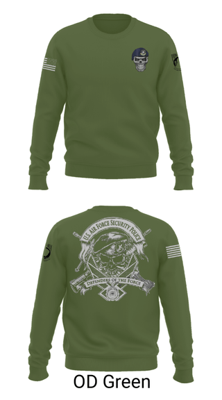 Crew Neck Sweatshirt, , Air Force, Teamtime, Team time, sublimation, custom sports apparel, team uniforms, spirit wear, spiritwear, sports uniforms, custom shirts, team store, custom team store, fundraiser sports, apparel fundraiser
