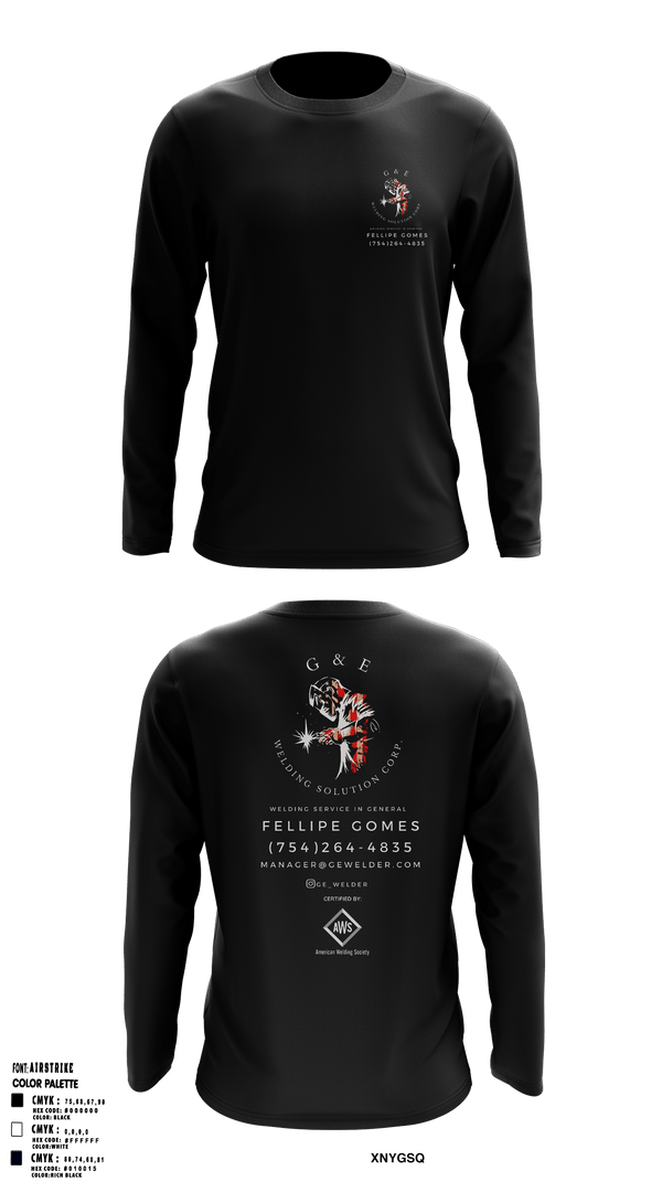 Long Sleeve Performance Shirt, G&E Welding Solution Corp., Army, Teamtime, Team time, sublimation, custom sports apparel, team uniforms, spirit wear, spiritwear, sports uniforms, custom shirts, team store, custom team store, fundraiser sports, apparel fundraiser
