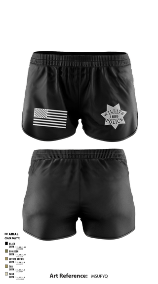 Ranger Panties, Willits Little Lake JRTF, Police, Teamtime, Team time, sublimation, custom sports apparel, team uniforms, spirit wear, spiritwear, sports uniforms, custom shirts, team store, custom team store, fundraiser sports, apparel fundraiser