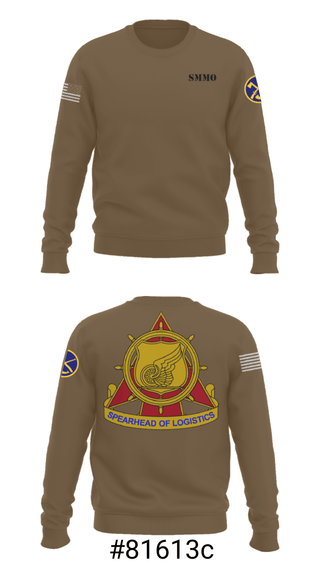 Crew Neck Sweatshirt, , National Guard, Teamtime, Team time, sublimation, custom sports apparel, team uniforms, spirit wear, spiritwear, sports uniforms, custom shirts, team store, custom team store, fundraiser sports, apparel fundraiser