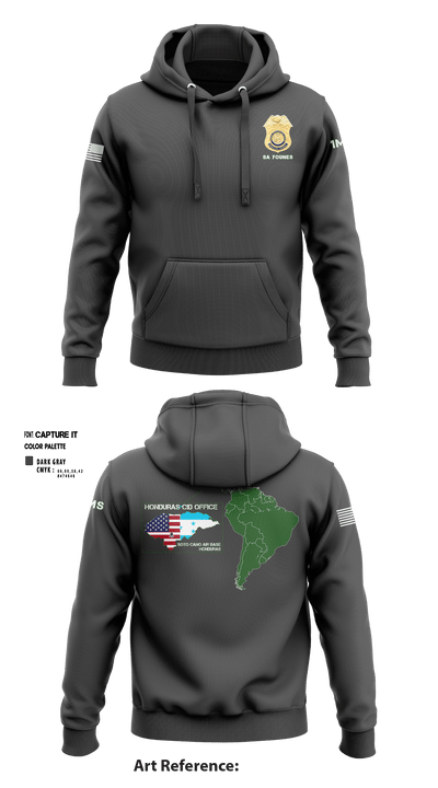 Honduras CID Office 74513495 Hoodie - 1