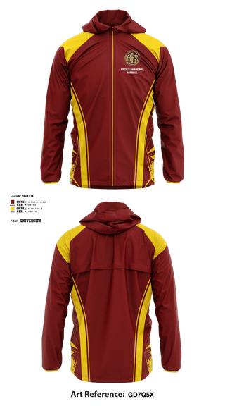 Windbreaker, Lincoln High School Baseball, Baseball, Teamtime, Team time, sublimation, custom sports apparel, team uniforms, spirit wear, spiritwear, sports uniforms, custom shirts, team store, custom team store, fundraiser sports, apparel fundraiser