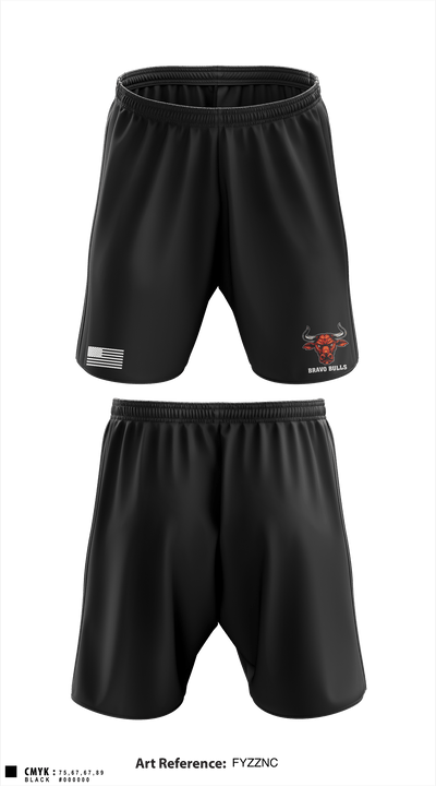 Bravo Bulls 68616846 Athletic Shorts With Pockets - 1