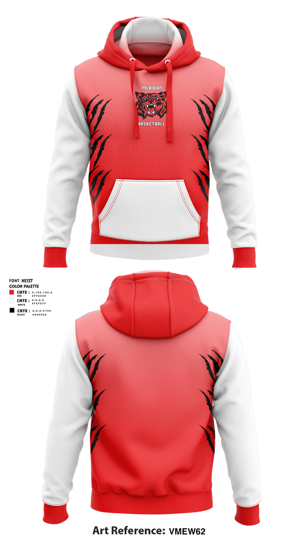Hoodie, Meridian High School Basketball, Men's Basketball, Teamtime, Team time, sublimation, custom sports apparel, team uniforms, spirit wear, spiritwear, sports uniforms, custom shirts, team store, custom team store, fundraiser sports, apparel fundraiser