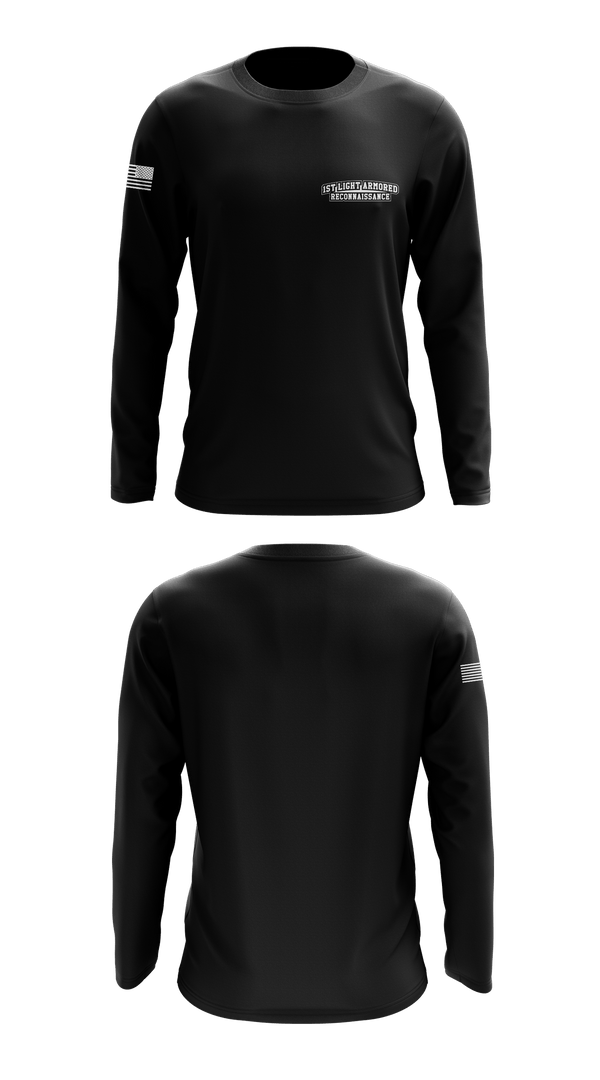 Long Sleeve Performance Shirt, 1st Light Armored Reconnaissance, Marines, Teamtime, Team time, sublimation, custom sports apparel, team uniforms, spirit wear, spiritwear, sports uniforms, custom shirts, team store, custom team store, fundraiser sports, apparel fundraiser