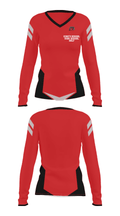 King's School High School Golf 51322311 Women's Long Sleeve V-neck Shirt - 16