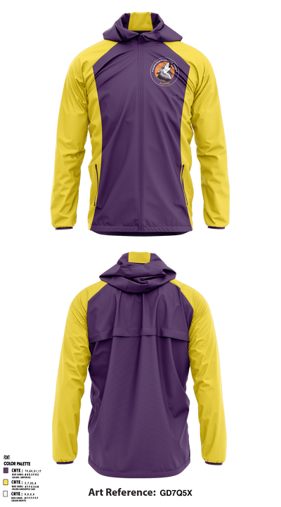 Downtown College Prep - El Primero High School 63396223 Windbreaker - 1