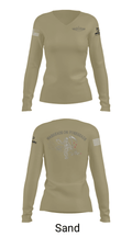 USS Florida Blue FT 52115851 Women's Long Sleeve V-neck Shirt - 47
