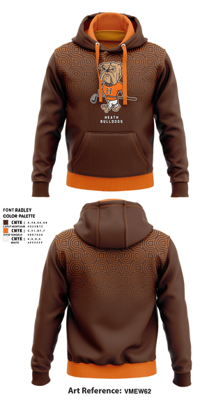 Hoodie, Heath Bulldogs, Golf, Teamtime, Team time, sublimation, custom sports apparel, team uniforms, spirit wear, spiritwear, sports uniforms, custom shirts, team store, custom team store, fundraiser sports, apparel fundraiser