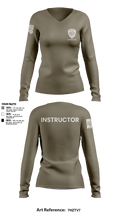 Richmond Police Instructors 34175667 Women's Long Sleeve V-neck Shirt - 7