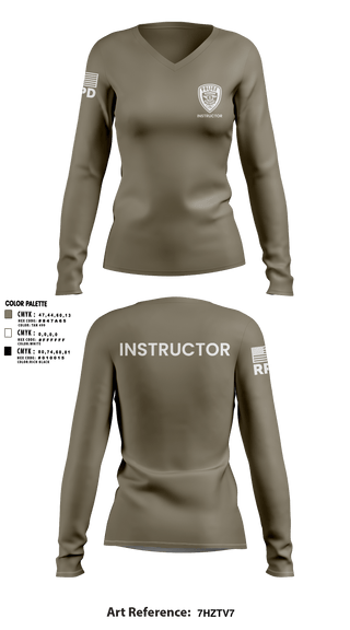 Women's Long Sleeve Vneck Shirt, Richmond Police, Police, Teamtime, Team time, sublimation, custom sports apparel, team uniforms, spirit wear, spiritwear, sports uniforms, custom shirts, team store, custom team store, fundraiser sports, apparel fundraiser