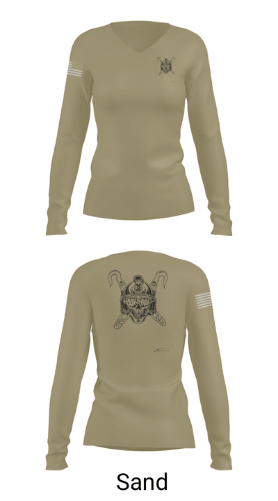 991ST Transportation Co 10551694 Women's Long Sleeve V-neck Shirt - 42