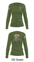 3DTB 21481921 Women's Long Sleeve V-neck Shirt - 40