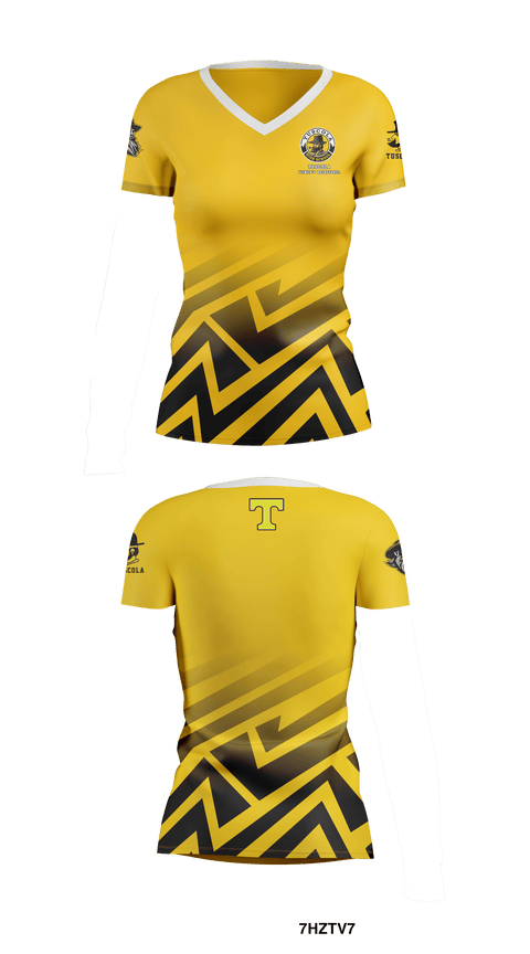 Women's Short Sleeve Vneck Shirt, Tuscola High School Basketball, Women's Basketball, Teamtime, Team time, sublimation, custom sports apparel, team uniforms, spirit wear, spiritwear, sports uniforms, custom shirts, team store, custom team store, fundraiser sports, apparel fundraiser