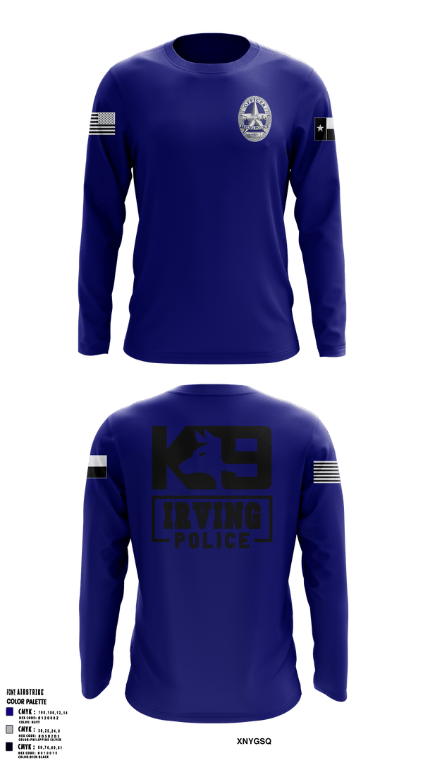 Long Sleeve Performance Shirt, , Police, Teamtime, Team time, sublimation, custom sports apparel, team uniforms, spirit wear, spiritwear, sports uniforms, custom shirts, team store, custom team store, fundraiser sports, apparel fundraiser