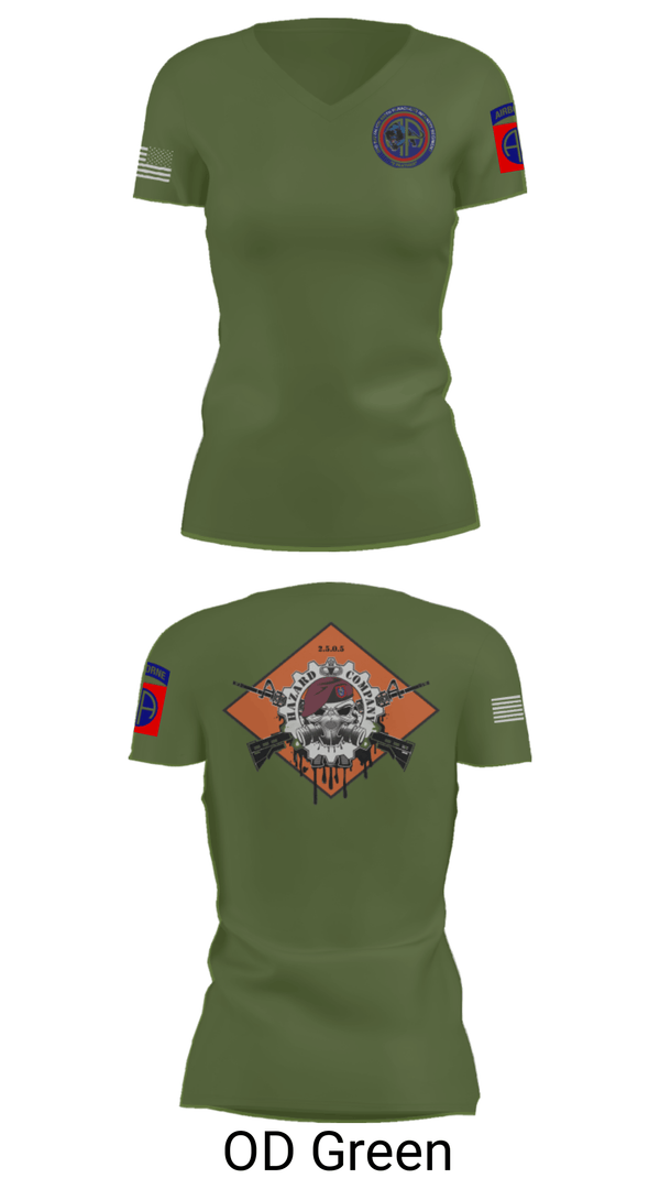 Women's Short Sleeve Vneck Shirt, , Army, Teamtime, Team time, sublimation, custom sports apparel, team uniforms, spirit wear, spiritwear, sports uniforms, custom shirts, team store, custom team store, fundraiser sports, apparel fundraiser