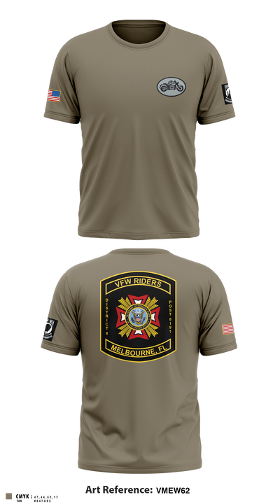 VFW Post 8191 13144984 Short Sleeve Performance Shirt - 4
