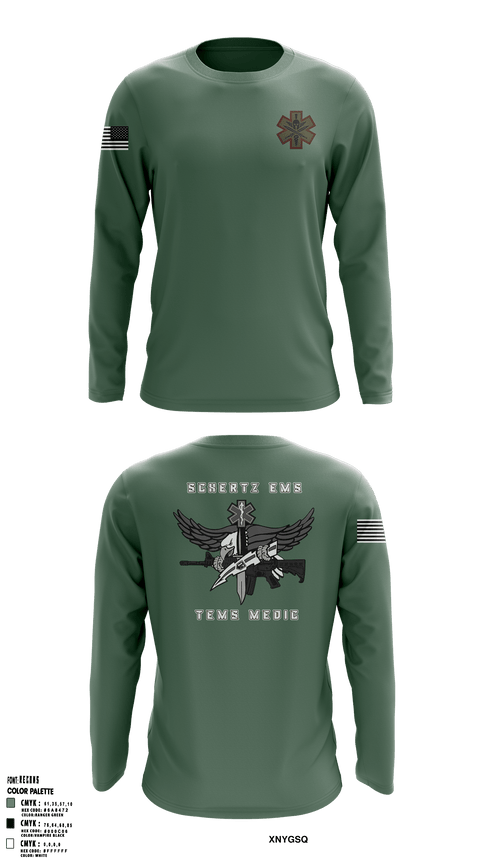 Long Sleeve Performance Shirt, Schertz SWAT, Fire Department, Teamtime, Team time, sublimation, custom sports apparel, team uniforms, spirit wear, spiritwear, sports uniforms, custom shirts, team store, custom team store, fundraiser sports, apparel fundraiser