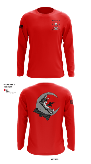 Long Sleeve Performance Shirt, 1-181 INF Goon Squad, , Teamtime, Team time, sublimation, custom sports apparel, team uniforms, spirit wear, spiritwear, sports uniforms, custom shirts, team store, custom team store, fundraiser sports, apparel fundraiser